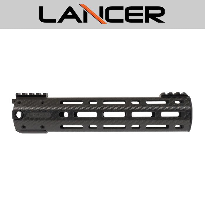 LANCER SYSTEMS LCH5 Gen II M-LOK Carbon AR-15 Handguard - 9.5" - Sight Rail - Black ハンドガード 9.5inch LCH5-G2-095-SR-BLK
