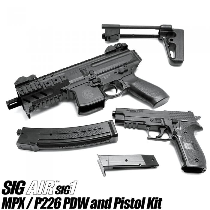 SIG AIR/SIG1 MPX/P226 PDW and Pistol Kit エアーコッキングガン本体/対象年齢18歳以上
