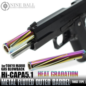 Hi-CAPA 5.1 FLUTED OUTER BARREL TWIST TYPE(HEAT GRADATION)