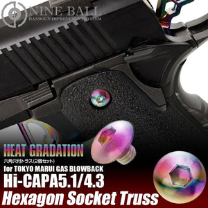 Hi Capa Heat Gradation Grip Screws Rainbow