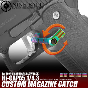 NINE BALL TM GBB Hi-CAPA/CUSTOM MAGAZINE CATCH HEAT GRADATION