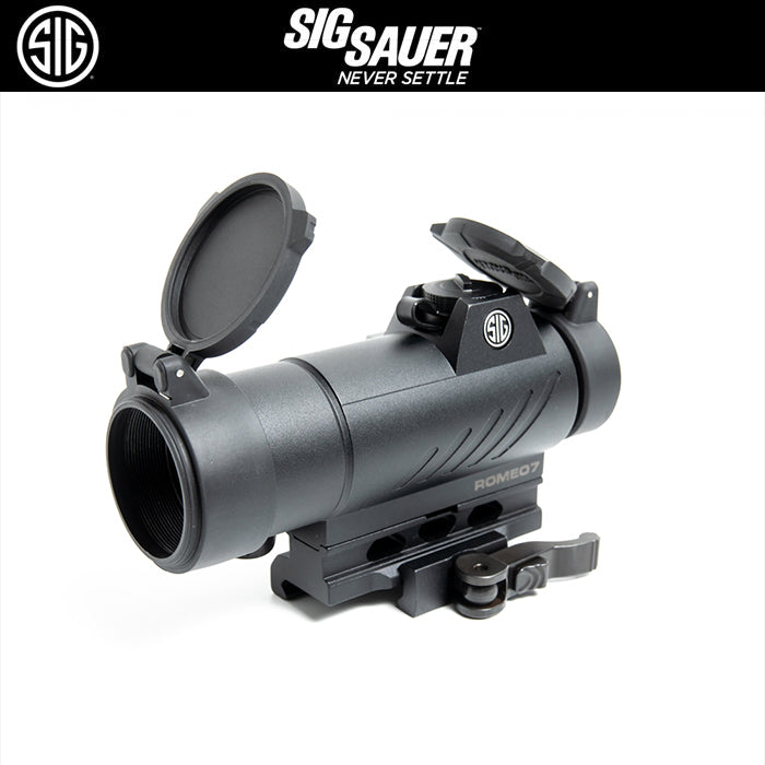 SIG SAUER ROMEO7 フルサイズ ダットサイト(1X30MM) ピカティニー規格マウント 【ブラック】 SOR71001 ...