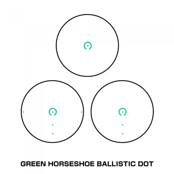 SIG SAUER ROMEO4H ダットサイト(GREEN HORSESHOE BALLISTIC DOTレティクル) トルクス・クイック