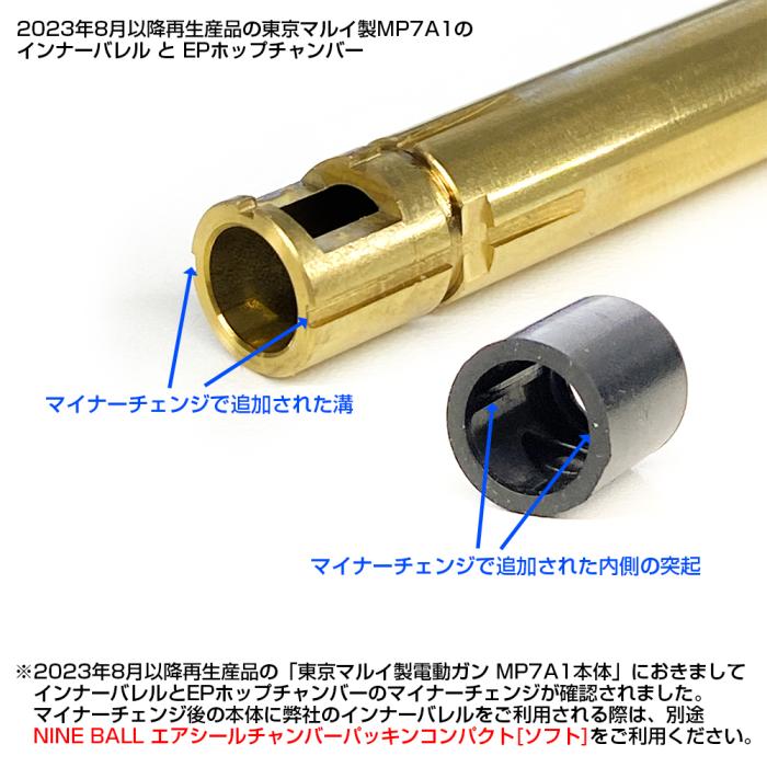 東京マルイ 電動MP7A1 コンパクトマシンガンバレル/ロング NINEBALL 