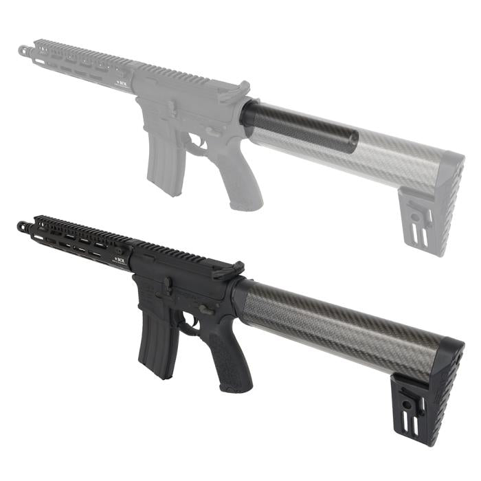 FIXED STOCK ADAPTER FOR LANCER SYSTEMS LCS CARBON FIBER STOCK[FirstFac