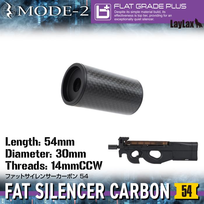 LayLax Carbon Fiber FAT Silencer 54