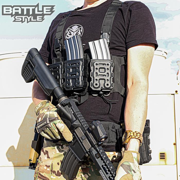 Compact MOLLE Chest Rig