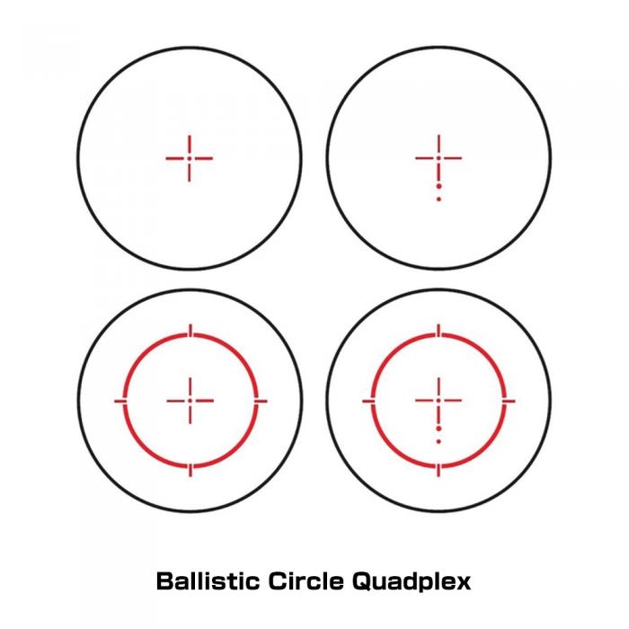 SIG SAUER ROMEO4H ダットサイト(BALLISTIC CIRCLE QUADPLEXレティクル ...