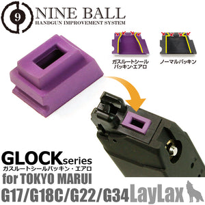 東京マルイ ガスブローバック GLOCK(グロック)シリーズ/ガスルートシールパッキン・エアロ【メール便対応】